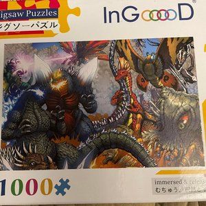InGooood Jigsaw Puzzle 1000 Pieces Fantasy Dragon